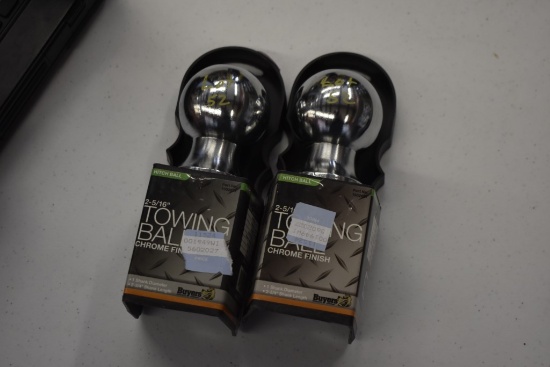 2 Buyers 2 5/16" 1" Shank 10000lb Chrome Hitch Balls