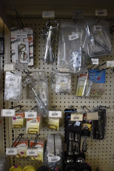 Contents of Left Wall Shelf Section