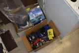Box of Beverage Koozies and Hats