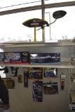 Group of Mirrors and Fire Extinguisher Holders