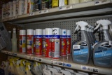 Shelf of RV Cleaning Products