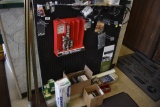 Peg Board Display with Contents