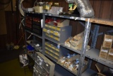 2 4 Tier Metal Shelves with Contents