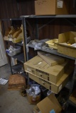 2 4 Tier Metal Shelves with Contents