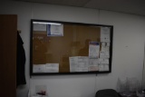 Sliding Glass Cork Board Display