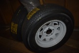 2 Good Year 205/75R14 Tires on 5 Lug Rims