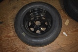 Tamarack ST205/75R15 Tire on 5 Lug Rim