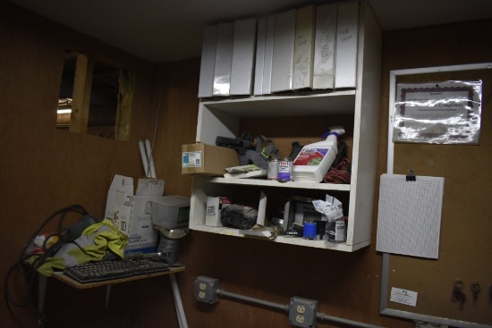 Group of Contents on Shelves