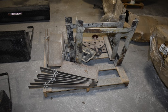 Group of Truck Brackets and Saddle Box Holders