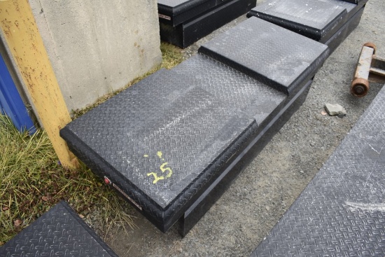 Weather Guard Black Diamond Plate Truck Tool Box
