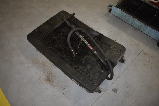 Lincoln Under Truck Oil Pan on Wheels