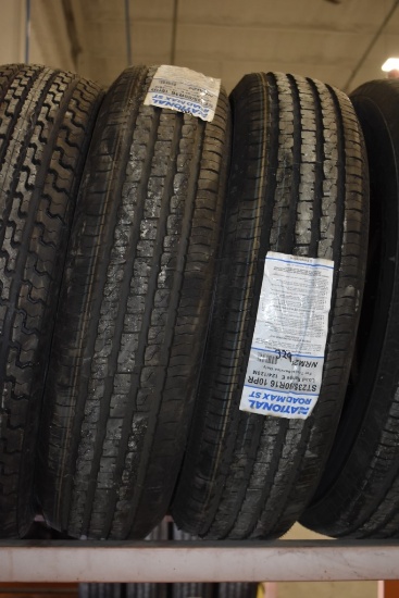 2 National Road Max ST235/80R16 Tires