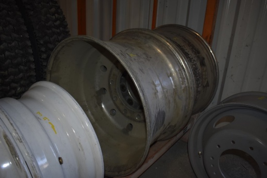2 Alcoa 22.5" x 12" Aluminum Rims