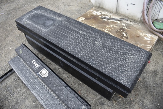 Weather Guard Black Diamond Plate Truck Tool Box