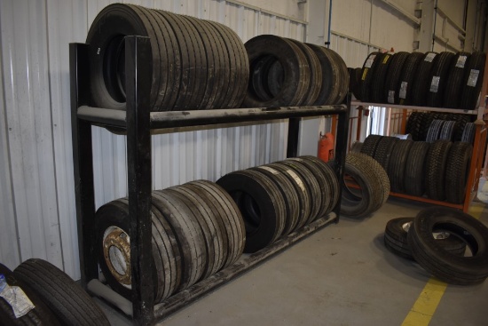 2 Tier Metal Tire Rack