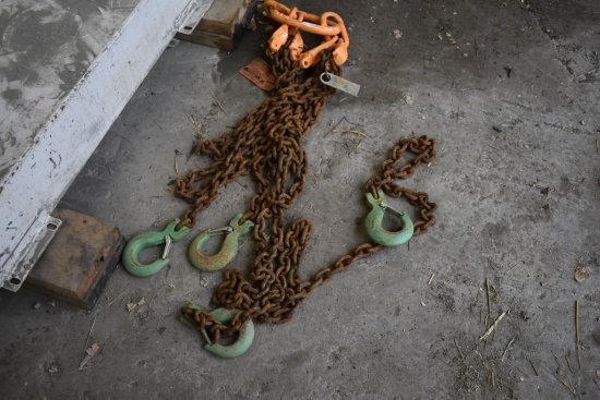 4 Chain Chain Sling with 10' Chains