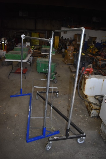 Two Clothes Racks and Little Rack