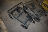 Green Metal Lawn Wagon