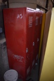 3 Door Red Locker