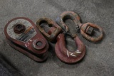 Johnson 22 Ton Pulley, Johnson Swivel Head Hook and  Alloy Swivel Head Hook