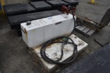 Weather Guard L-shape Fuel Transfer Tank With Fill-Rite Electric Pump