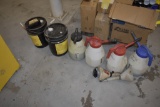 4 Oil Safe Dispensers with 2 Funnels