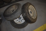 3 205/75R15 Tires on 5 Lug Rims