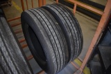 2 Continental HSR2 255/70R22.5 Tires