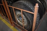 Continental 425/65R22.5 Tire on 10 Lug Alcoa Aluminum Rim