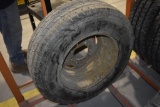 General Grabber LT245/75R17 Tire on 8 Lug Rim