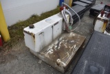 Weather Guard L-shape Fuel Transfer Tank With Fill-Rite Electric Pump