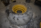 Firestone 500/70R24IND Tire on CAT 10 Lug Rim