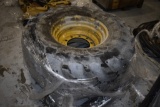 Firestone 500/70R24IND Tire on CAT 10 Lug Rim