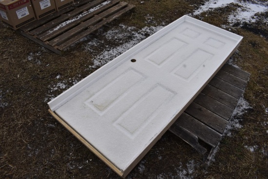 32" Wooden Door with Frame