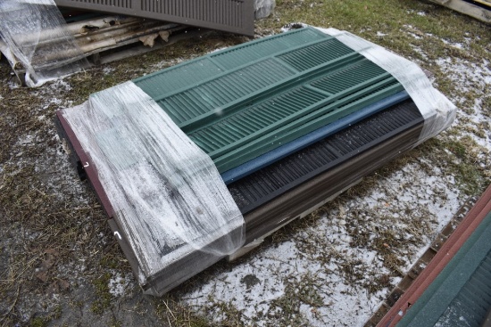 Pallet of Plastic Shutters