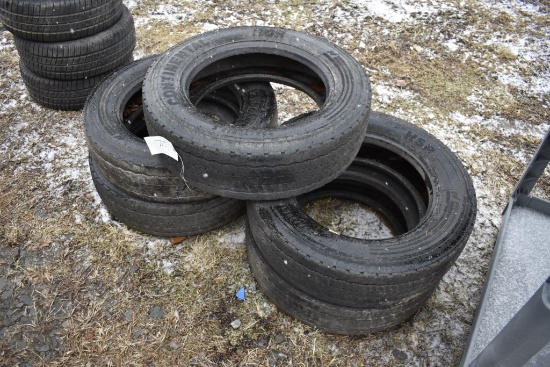 5 Continental HSR 225/70R19.5 Tires
