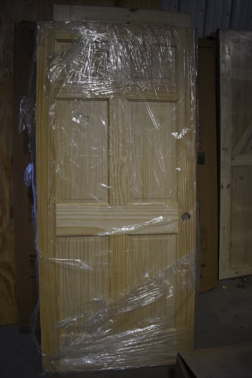 36" x 80" Solid Wood Door