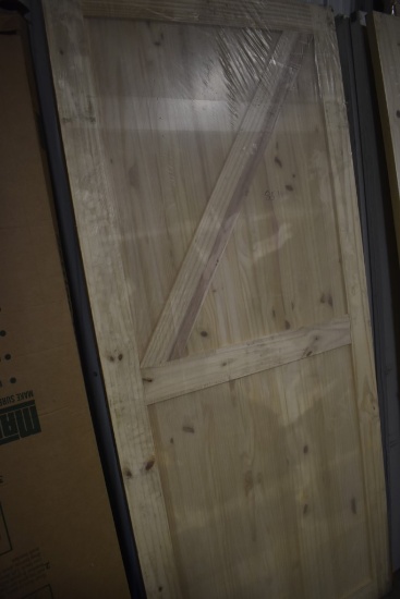 Chalet Knotty Pine 37" x 84" Solid Wood Door