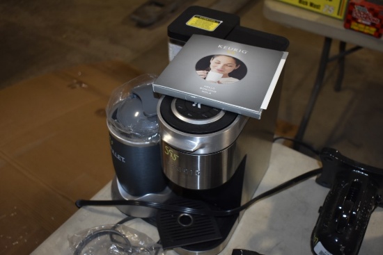 Keurig Coffee Maker and Nutri Bullet