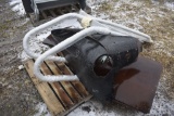 Pool Ladder and 3 Antique Fenders