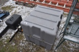 Plastic Box with Moving Blankets