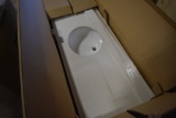 White Sans Single Bowl Granite Vanity Top