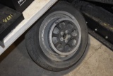 Dunlop D401 Harley Davidson Motor Cycle Tire on 5 Lug Rim