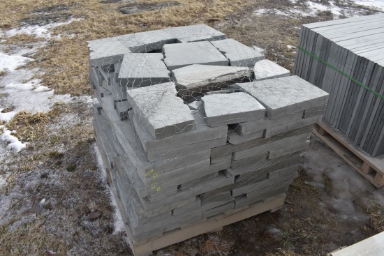 Pallet of Snapped Bluestone Wall Stone