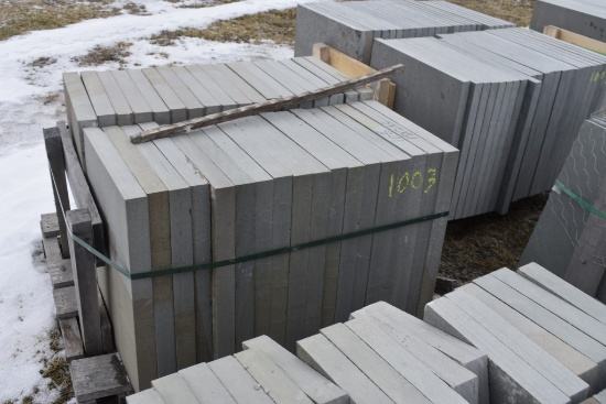 Pallet of 18" x 24" x 2" Thermal Bluestone Pieces