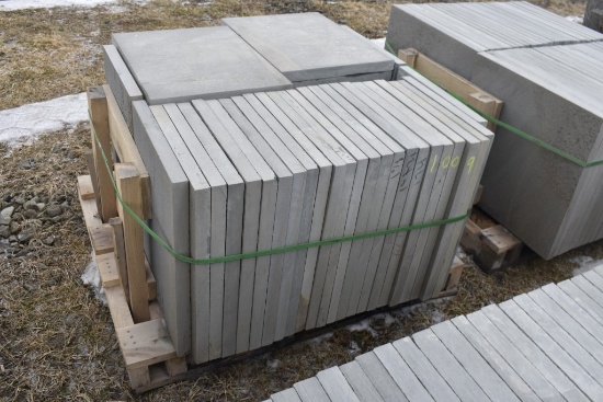 Pallet of 18" x 24" x 1.5" Thermal Bluestone Pieces
