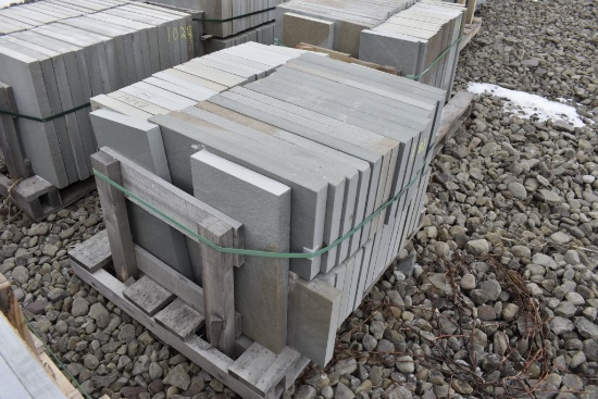 Pallet of 12" x 24" x 2" Thermal Bluestone Pieces