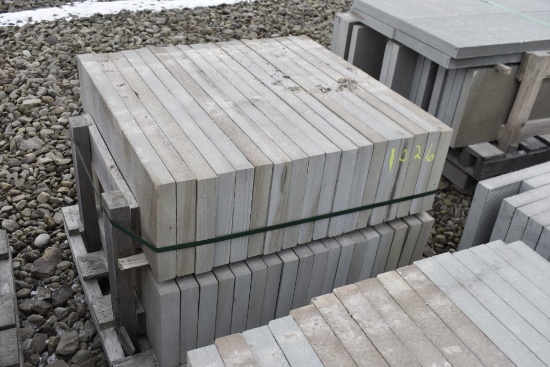 Pallet of 12" x 36" x 3" Thermal Bluestone Pieces