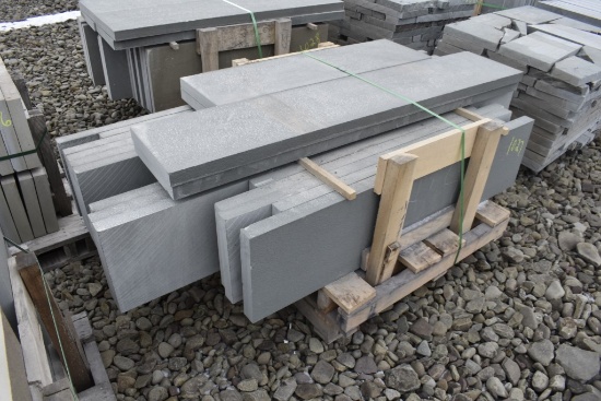 Pallet of 14" Mixed Thermal Bluestone Treads