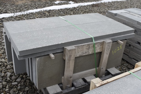 Pallet of 16" Mixed Thermal Bluestone Treads